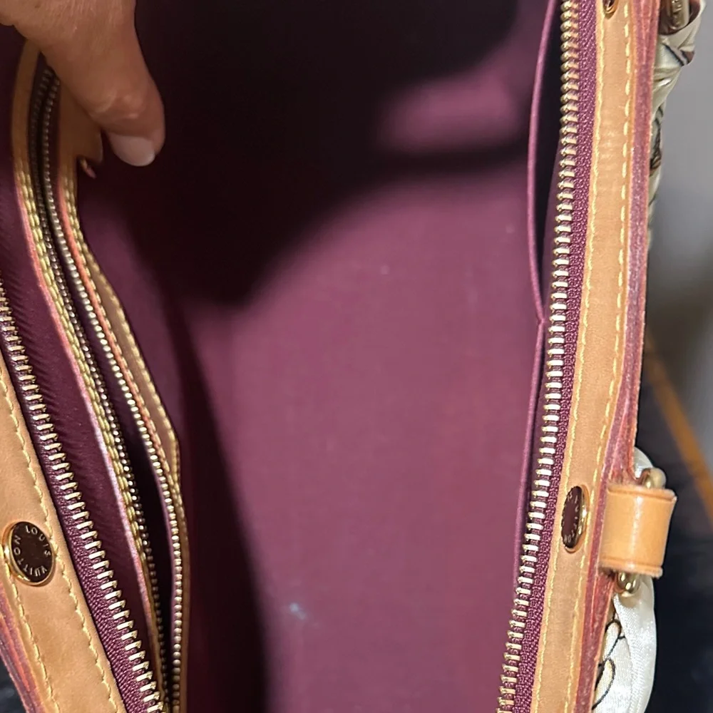 Louis Vuitton Shimmering Red Satchel - Picture 5 of 11